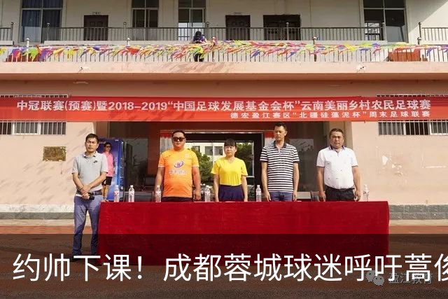 约帅下课！成都蓉城球迷呼吁蒿俊闵挂帅，他对山东泰山最了解