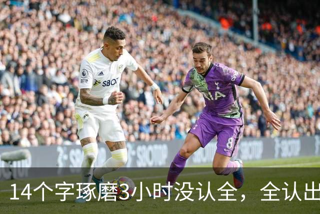 14个字琢磨3小时没认全，全认出的敬你为师！"书法是带着镣铐跳舞"，这话细想真有道理